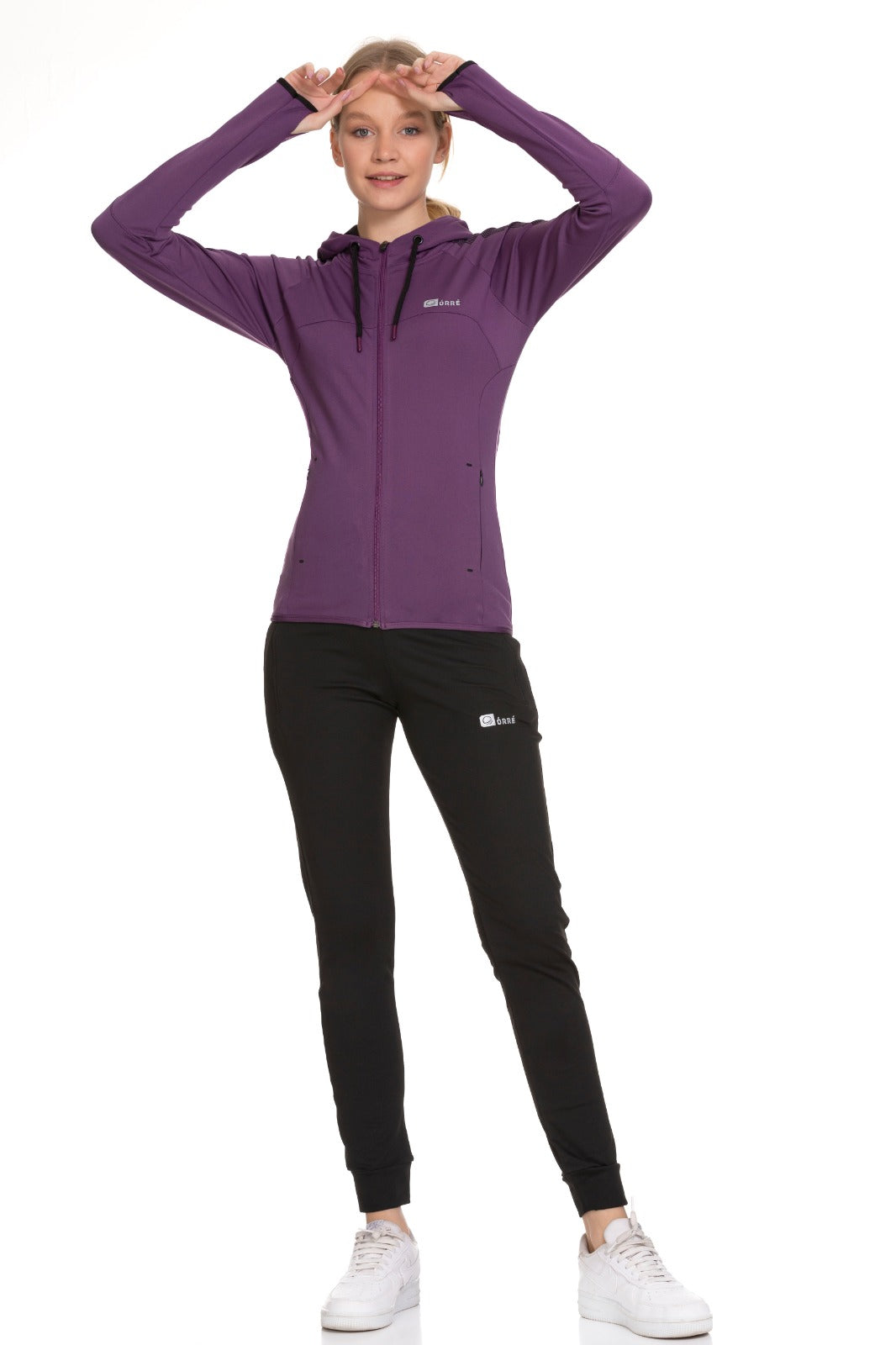 Órré Hoodie Matching Set (Purple/Black)