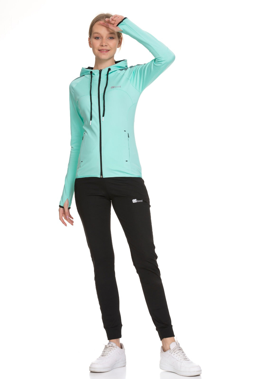 Órré Hoodie Matching Set (Cyan/Black)